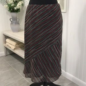 Flowy Striped Skirt